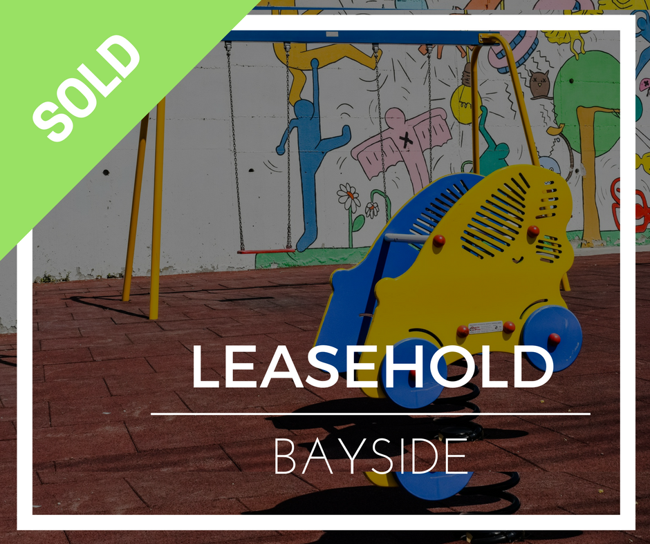 sold bayside - Leasehold Childcare Centre